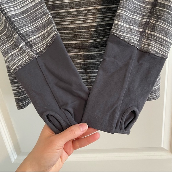 Lululemon Stride Jacket dark gray Stripes Galore - Picture 7 of 8